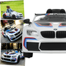 Carro Eletrico Shiny Toys BMW M6 GT3 Sport Racing 12V Branco - 4