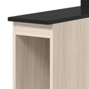 Ver imagem 6 de Balcao com Tampo 2 Nichos MDF 20 cm Kali 1221622 Bianco Toq Nicioli