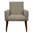 Ver imagem 2 de Cadeira Poltrona Sala Escritorio Recepção Nina Suede Cappuccino  Herrero
