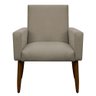 Cadeira Poltrona Sala Escritorio Recepção Nina Suede Cappuccino  Herrero - 2