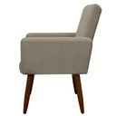 Ver imagem 4 de Cadeira Poltrona Sala Escritorio Recepção Nina Suede Cappuccino  Herrero