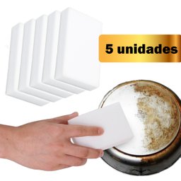 Esponja Mágica Bucha Melamina Remove Manchas 5 Unidades - 2