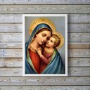 Ver imagem 2 de Quadro Nossa Senhora do Bom Conselho 33x24cm - com Vidro:madeira Preta
