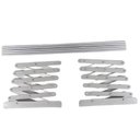 Ver imagem 4 de Varal de Parede Sanfonado Retratil Roupas Toalha Multiuso