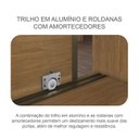 Ver mais imagens de Guarda-Roupa Casal 100% MDF 3 Portas de Correr 6 Gavetas Marrom Cinamomo Vegas