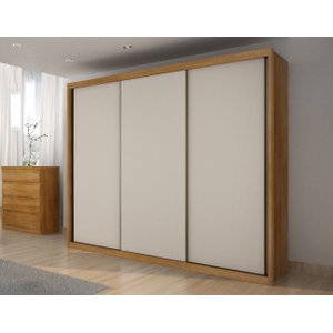 Guarda Roupa Casal MDF 3 Portas 6 Gavetas Vegas