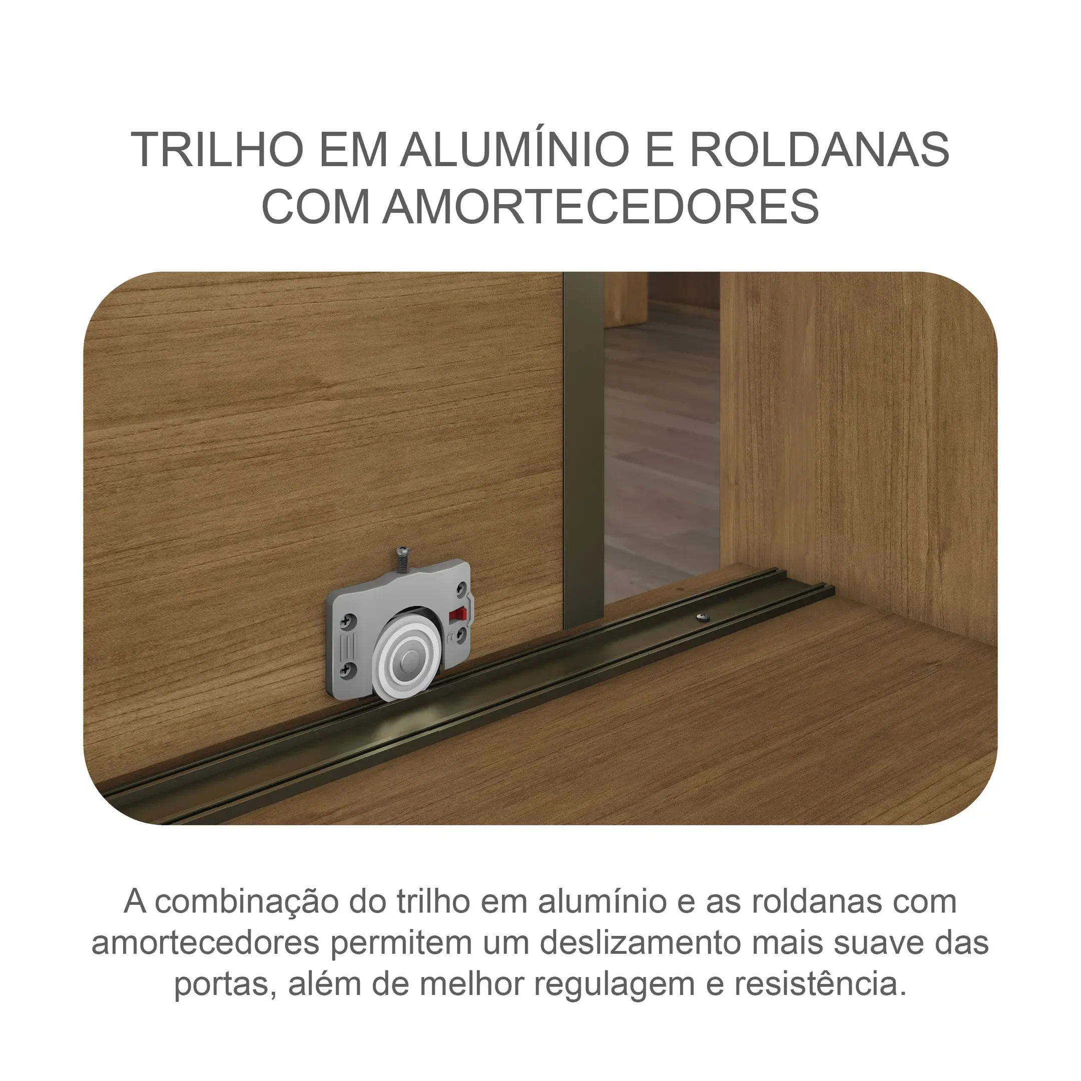 Ver imagem 7 de Guarda Roupa Casal MDF 3 Portas 6 Gavetas Vegas