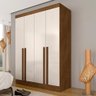 Guarda Roupa Casal Valentina 4 Portas 2 Gavetas Freijó/off Premium - Móveis Arapongas - 3