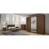 Guarda Roupa Casal com Espelho 3 Portas 4 Gavetas Vegas - 5