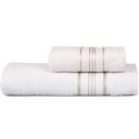 Ver imagem 1 de Jogo de Toalhas Banho e Rosto Rubi 280g/m² 98% Algodão Atlântica Off White