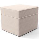 Ver imagem 4 de Poltrona de Amamentação com Balanço e Puff Mavie L02 Suede Bege - Lyam Decor