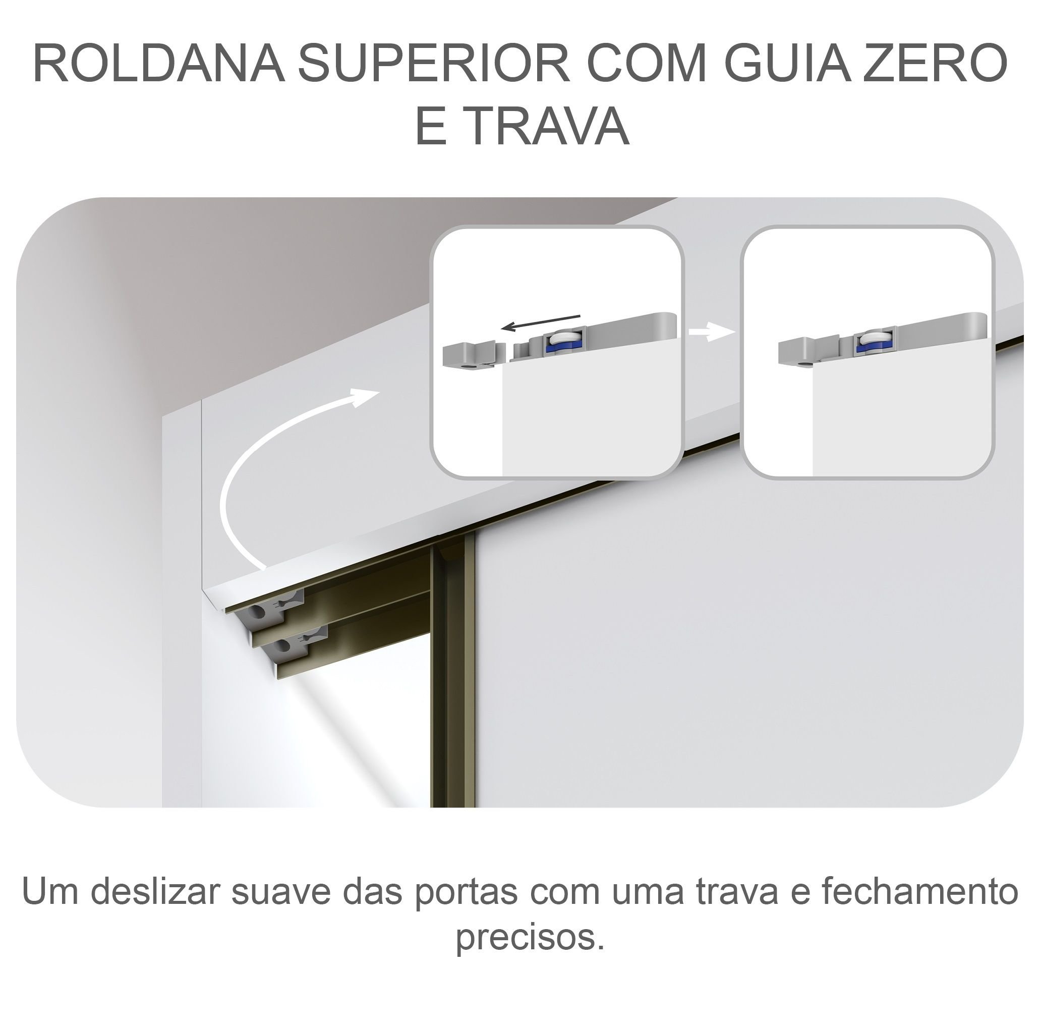 Guarda Roupa Casal MDF Vegas 3 Portas 6 Gavetas com Espelho - 9
