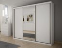 Ver imagem 1 de Guarda Roupa Casal MDF Vegas 3 Portas 6 Gavetas com Espelho