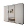 Guarda Roupa Casal MDF Vegas 3 Portas 6 Gavetas com Espelho - 2