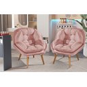 Ver imagem 2 de Conjunto de Poltronas Sênior Moderna P/ Salão de Beleza