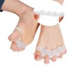 Par Transparente Silicone Separador Protetor Dedos Pés - 4