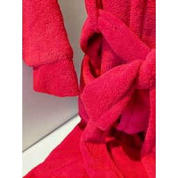 Roupão Masculino em Manta Microfibra Zono Enxovais Vermelho - G - 4
