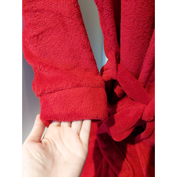Roupão Masculino em Manta Microfibra Zono Enxovais Vermelho - G - 2