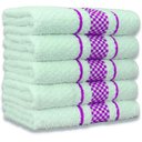 Ver imagem 1 de Kit 5 Pano de Prato Super Luxo Atoalhado Premium Gourmet Beka - Roxo