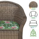 Ver imagem 3 de Poltrona Varanda Jardim 4Un Fibra Porto Rico Sintetica Jardim Edicula
