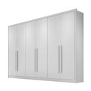 Ver imagem 2 de Guarda Roupa Casal MDF 6PORTAS 6GAVETAS Reno Branco