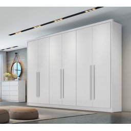 Guarda Roupa Casal MDF 6portas 6gavetas Reno - 1