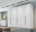 Ver imagem 1 de Guarda Roupa Casal MDF 6PORTAS 6GAVETAS Reno Branco