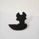 Ver imagem 3 de Puxador de Gaveta/móveis Decorativo Infantil o Pequeno Príncipe, Kit com 2 Peças:preto