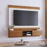 Painel Para TV até 70 Polegadas com LED 2 Portas 1 Prateleira de Vidro Búzios  - 1