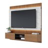 Painel Para TV até 70 Polegadas com LED 2 Portas 1 Prateleira de Vidro Búzios  - 5