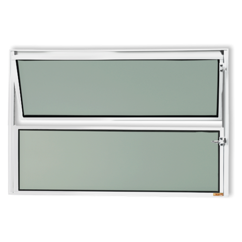 Basculante Alumínio 40 x 80 Master V.Boreal Branco Brimak