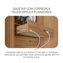 Ver mais imagens de Guarda Roupa Casal MDF 6PORTAS 6GAVETAS Reno Marrom/Cumaru/Fendi