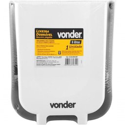 Lixeira Dobrável 9 Litros Vonder - 2