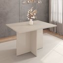 Ver imagem 1 de Mesa Paris 120 cm s/ Vidro Off White Casa D
