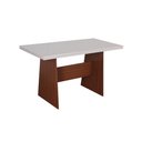 Ver imagem 2 de Conjunto Mesa Retangular Manuela com 4 Cadeiras Paraty Bagum Bege Naturalle e Off White