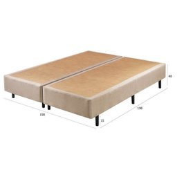 Somiê Eco Paglia Liso Queen 158x198x40cm  - 2