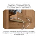 Ver mais imagens de Guarda Roupa 6 Portas 6 Gavetas com Espelho Reno Marrom/Cumaru