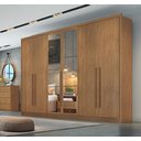 Ver imagem 2 de Guarda Roupa 6 Portas 6 Gavetas com Espelho Reno 