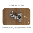 Ver imagem 7 de Guarda Roupa 6 Portas 6 Gavetas com Espelho Reno Marrom/Cumaru