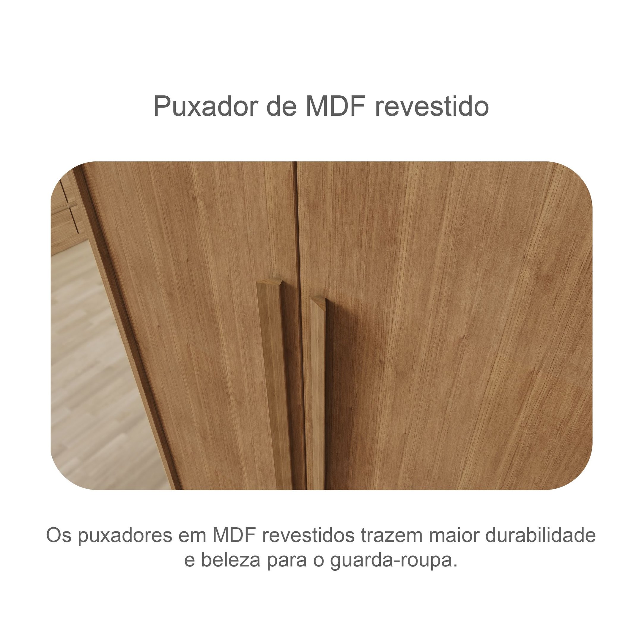 Guarda Roupa 6 Portas 6 Gavetas com Espelho Reno  - 7