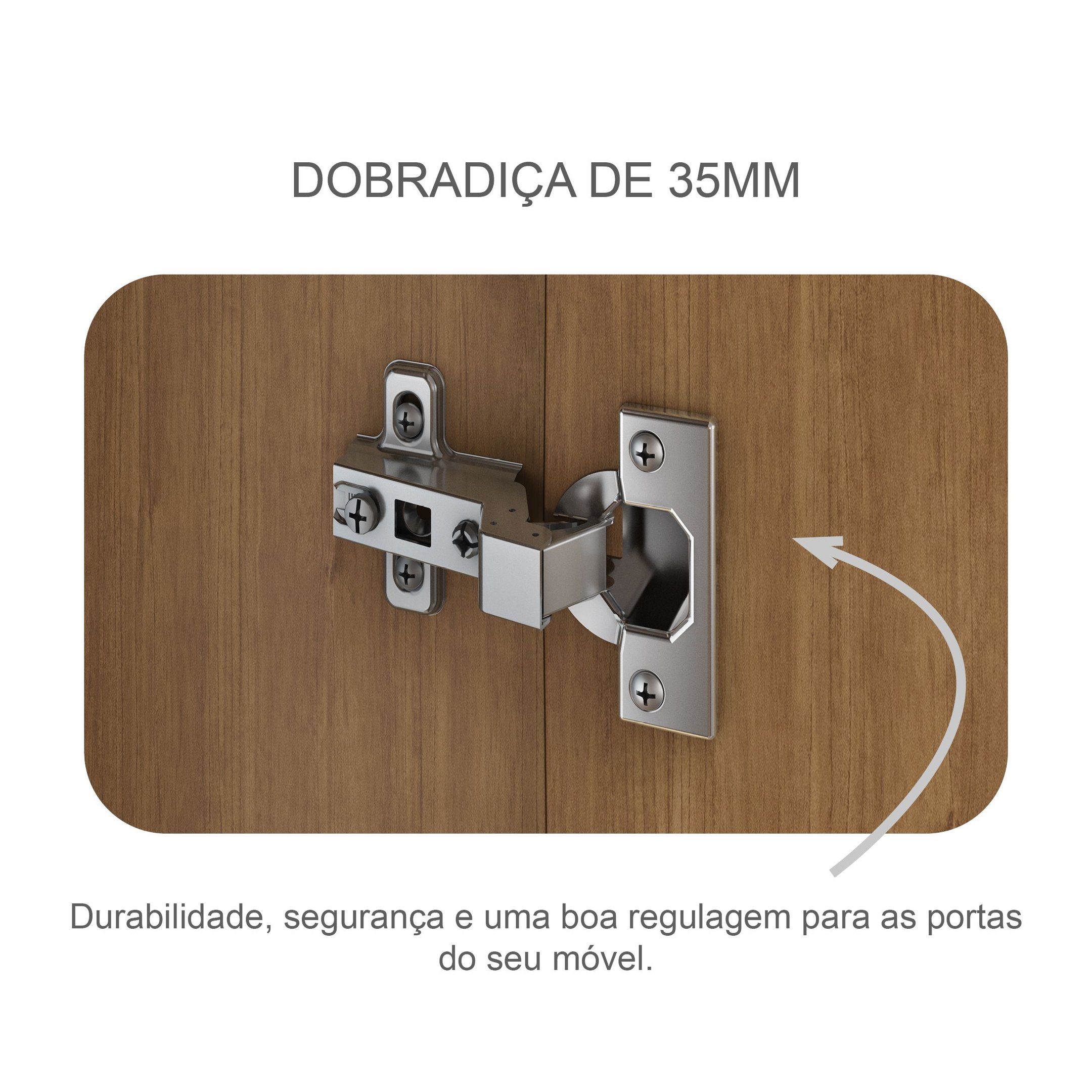 Guarda Roupa 6 Portas 6 Gavetas com Espelho Reno  - 6