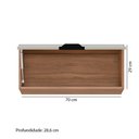 Ver imagem 2 de Armário de Cozinha Aéreo 01 Porta 70cm Firenze Amêndola Nude Prime Tx Demóbile