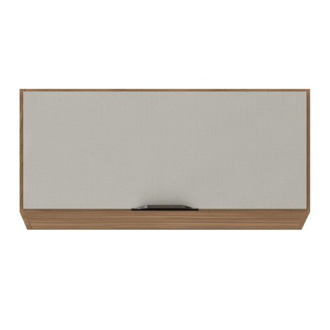 Armário de Cozinha Aéreo 01 Porta 70cm Firenze Amêndola Nude Prime Tx Demóbile