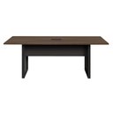 Ver imagem 4 de Mesa Reunião Industrial 200 cm X 90 cm para 8 Pessoas com 1 Caixa de Tomadas F5 Office Cor:Málaga