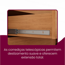 Ver imagem 7 de Guarda Roupa Casal Divino 6 Portas 4 Gavetas com Pés Marrom/Imbuia