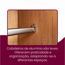 Ver imagem 6 de Guarda Roupa Casal Divino 6 Portas 4 Gavetas com Pés