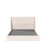 Cama Estofada Queen com Cabeceira Ayla - Linho Texturizado Off White - 3