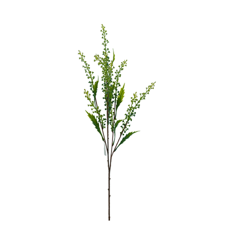Buquê Lavanda Artificial Verde 70cm 5 Hastes Decoração Floral para Vaso