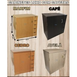 Gabinete C/ 5 Gavetas Máquina de Costura Doméstica Singer - 1