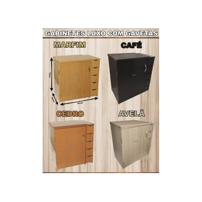 Gabinete C/ 5 Gavetas Máquina de Costura Doméstica Singer